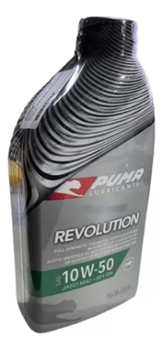 Aceite Sintetico 4t Puma Revolution 10w50 Moto 1 Litro