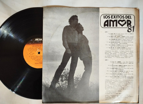 Los Éxitos Del Amor 81' Interpretes Varios (l.p) Disco Estándar (Usado)