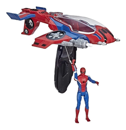 Spiderman: Lejos De Casa - Arachno-jet Con Spider-man Hasbro