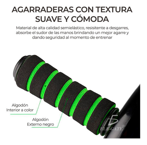Rueda De Ejercicio Para Abdominales Doble Rueda
