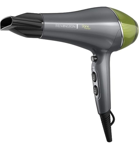 Secadora de cabello Remington Shine Therapy D18A gris y verde 220V - 240V