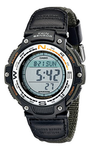 Reloj Deportivo Casio Sgw100b-3v Con Brújula Digital Con Sen