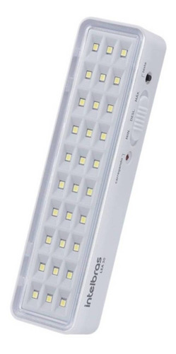 Imagem 2 de 2 de Luminária de emergência Intelbras LEA 30 LED 1 W 100V/240V branca