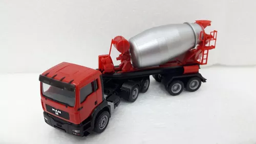 Miniatura Caminhão Scania 124 420 bicuda e Carreta Báu Rebaixado da  Cervejaria Krombacher - Herpa 1/87