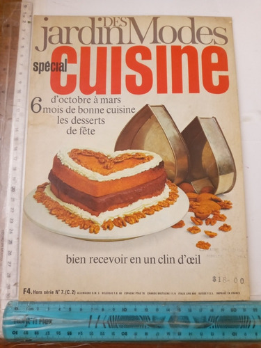 Revista Jardin Des Modes Spécial Cuisine No 7 Octobre 1968