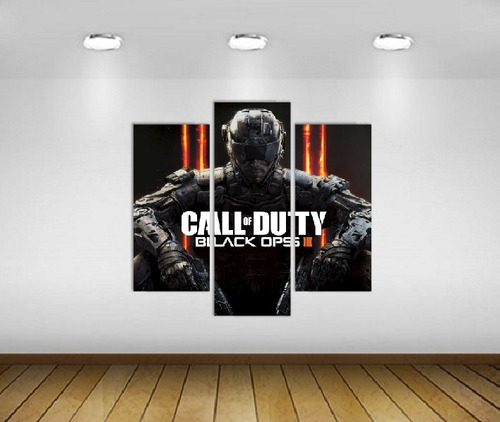 Cuadros Murales Call Of Duty Tripticos, 