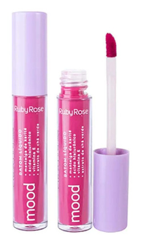 Batom Liquido Ruby Rose Mood Romance 03 3,2ml