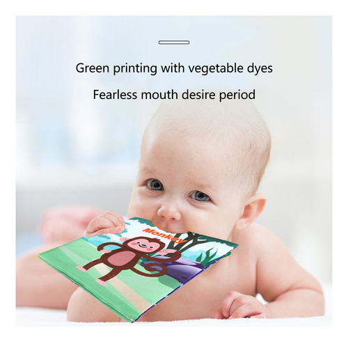 2025 Baby Intelligence Cards, Libro De Tela Portátil, 26