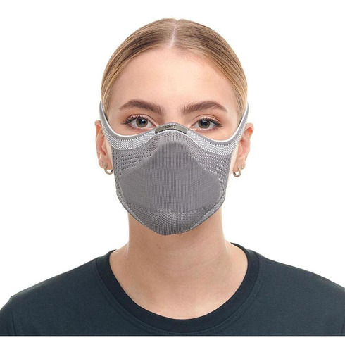 Máscara De Proteção Fiber Knit Clássica 2.0 C1 Refil M Cinza