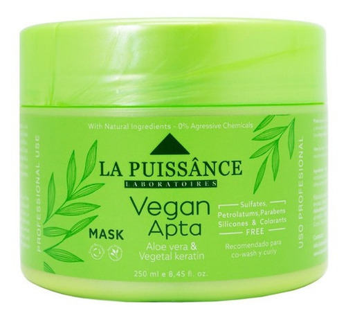 La Puissance Vegan Apta Máscara Vegano Co Wash X 300ml 6c