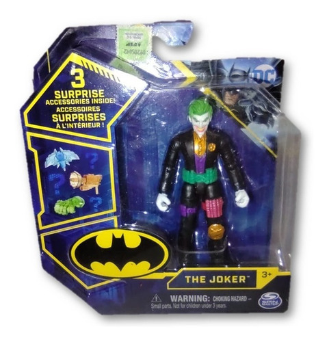 The Joker Figura Articulada/accesorios Spin Master (4'')1:18