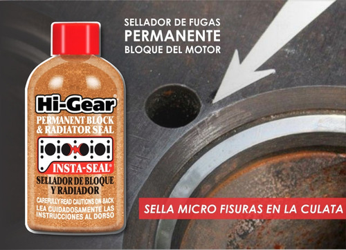 Insta-seal® Sellador Permanente Bloque Del Motor Y Radiador