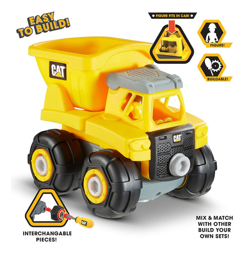 Cat Build Your Own Junior Crew Camión Volquete