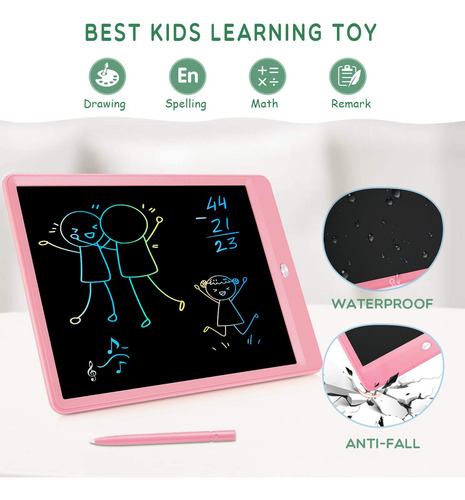 Tableta De Escritura Lcd Tekfun Doodle Board De 10 Pulgadas,