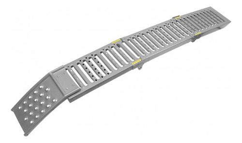 Rampa Plegable Para Motocicleta/cuatrimoto Color Plateado