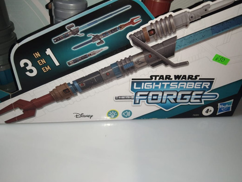 Set De Sables Mandaloriano Luz Sonido Star Wars New (Usado)