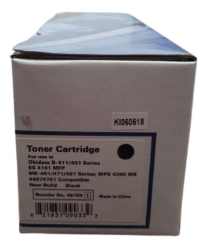 Cartucho De Toner Oki Data B431