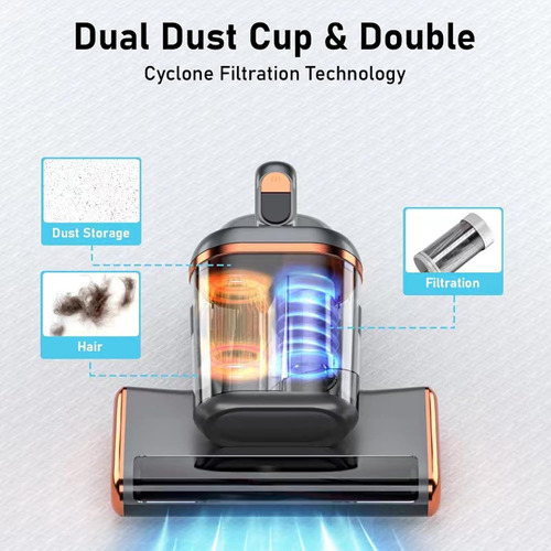 Aspirador De Colchón Con Succión De 400 W/15 Kpa Potente De
