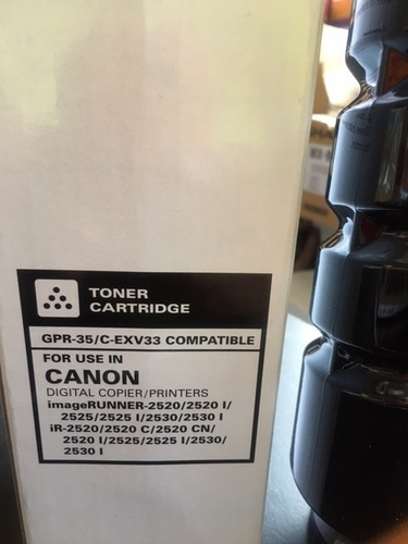 Imagen 2 de 3 de Cartucho Toner Katun Canon Gpr 35 Ir 2520/ 2525/ 2530