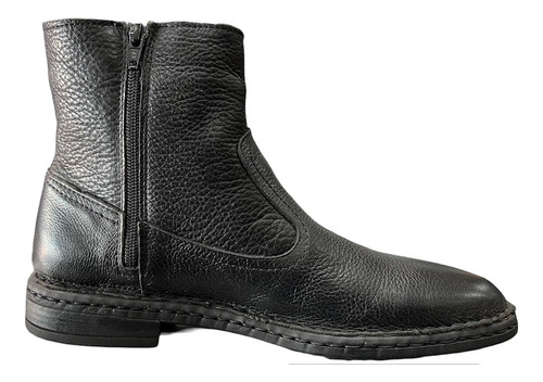 Bota Lobo Solo 7940 Piel Vestir Moda  Tejida A Mano