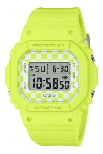 Reloj Baby-g Bgd-565gs-9d Resina Mujer Amarillo