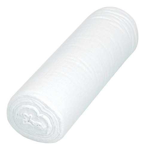 Rollo De 25 M De Franela Blanca De Algodón, Klintek 56023