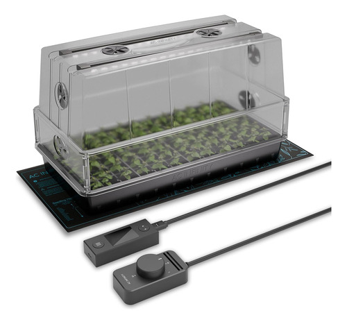 Cúpula De Humedad Kit Germinación Con Alfombrilla Impermeabl