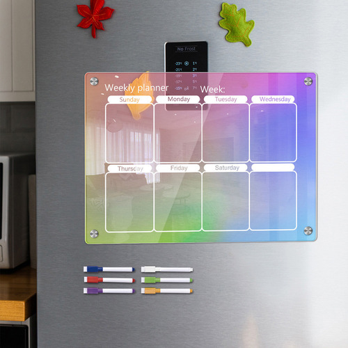 Tablero Acrílico De Color H Para Planificar La Semana Con Te