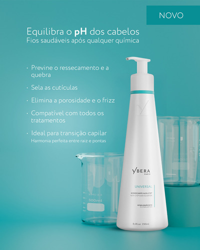 Acidificante Capilar Alfa-cys Universal 250ml - Ybera Paris