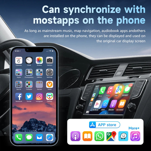 Adaptador Android Auto Inalámbrico Carp Wireless Universal