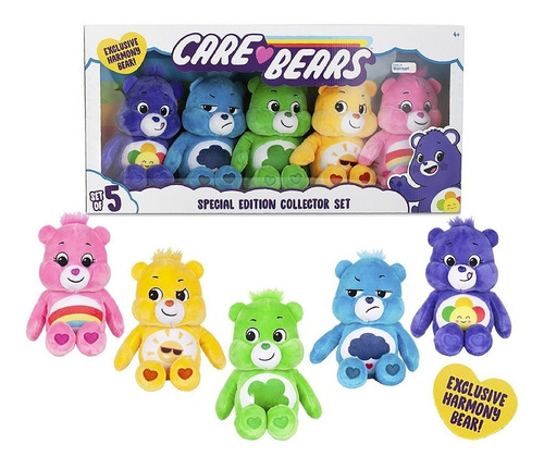 Ositos Cariñositos Set 5 Peluches Exclusivo Serie 1