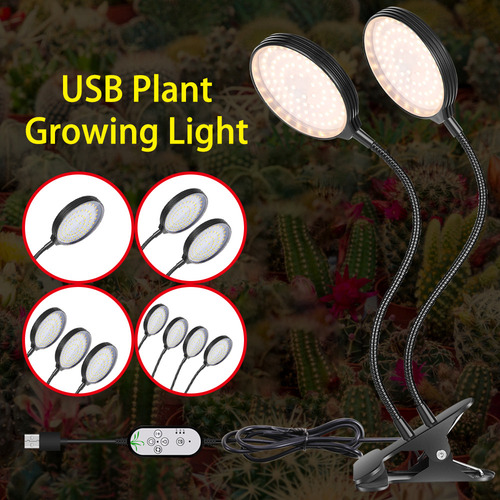K Luz Usb For Cultivo De Plantas, 156 Led, Espectro