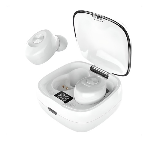 Auricular In-ear Gamer Inalámbrico Xg-8 Xg-8 Blanco Con Luz Led