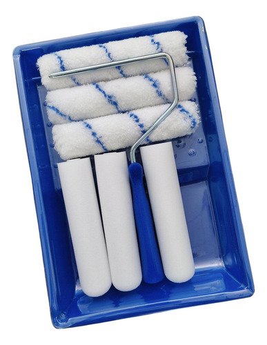 Mini Kit De Rodillo De Pintura Herramienta De Pintura De