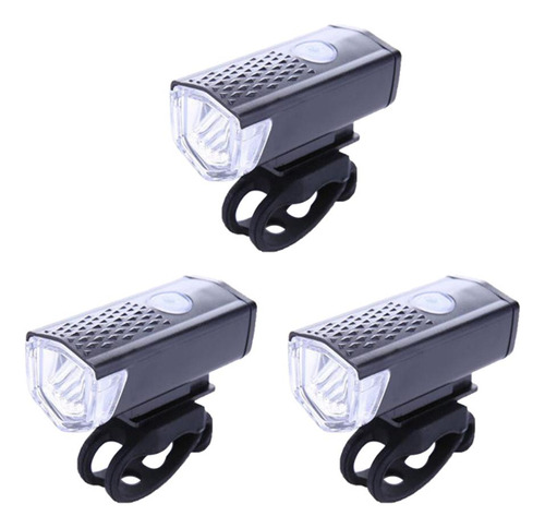 Yz 3x Usb Faro De Bicicleta Luz De Conducción De Alto Brillo