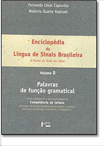 Enciclopedia Da Lingua De Sinais Brasileira - Vol 8 - O Mund