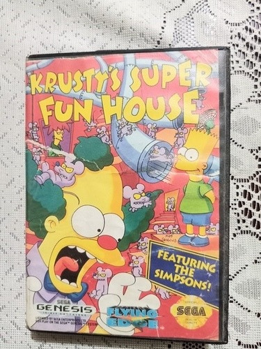 Krusty Fun House Para Sega Génesis Sin Manual