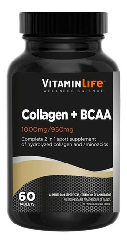 Collagen + Bcaa / Vitamin Life 60 Tabletas