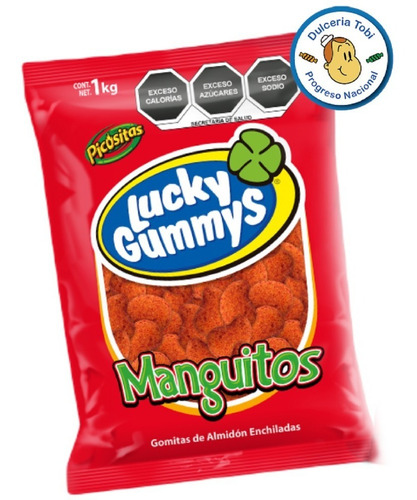 Gomita Lucky Gummys Mango Enchilado Dulce Con Chile 1kg