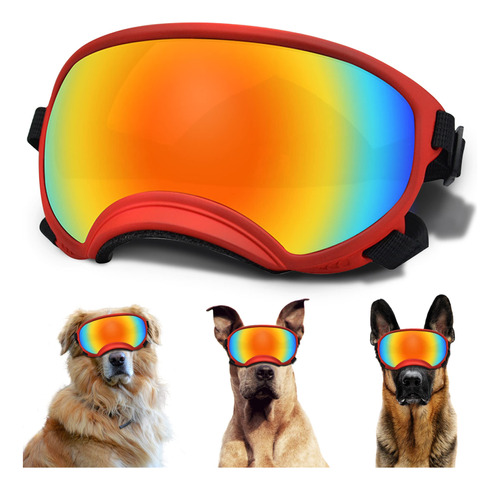 Gafas De Sol Grandes Para Perros, Gafas De Sol Con Correa Aj