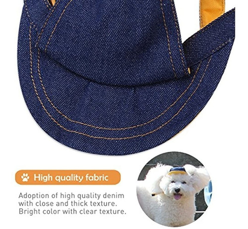 Sombrero De Visera De La Gorra De Beisbol Del Perro Mascota