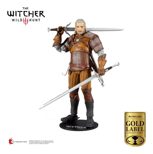 Figura The Witcher Geralt Of Rivia (gold Label Series)