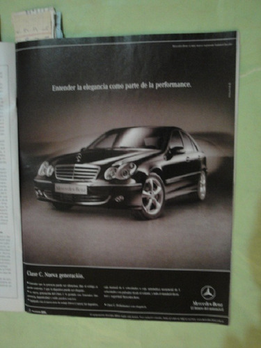 Publicidad Mercedes Benz Clase C Año 2004