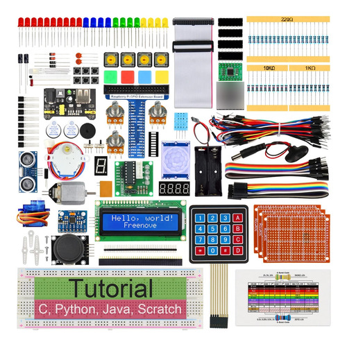 Freenove Kit De Inicio Definitivo Para Raspberry Pi 5 4 B 3.