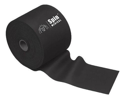 Banda Elástica Rollo 45m Negro - Spin Medical