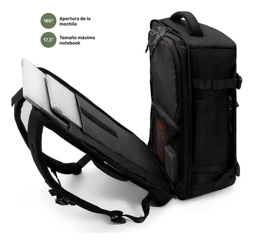 Mochila Viaje Impermeable Notebook 17,3 Broadpeak 40l Lhotse