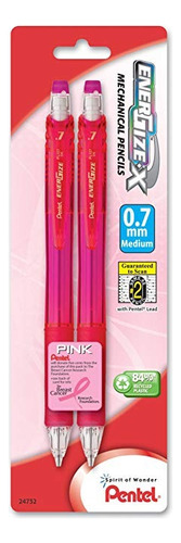 Pentel Energize-x Lápiz Mecánico, 0,7 Mm, 2 Unidades, Barril