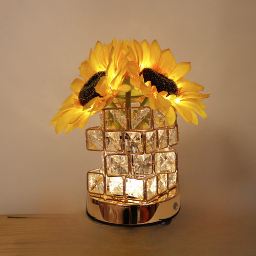 Hi, Lavabo En Forma De Cubo De Rubik Con Cristal De Girasol