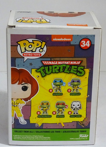 Funko Pop Tortugas Ninjas - April O'neil 34. (Usado)