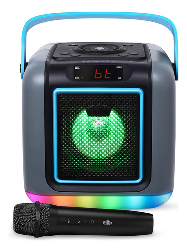 Sistema Karaoke Cube Mini Bluetooth Mic Inalámbrico